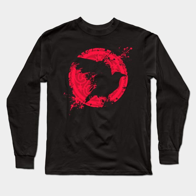 Ragnar's Raven Long Sleeve T-Shirt by Artizan